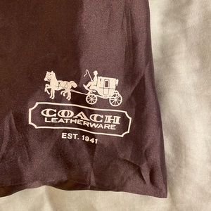 Coach handbag w/cover